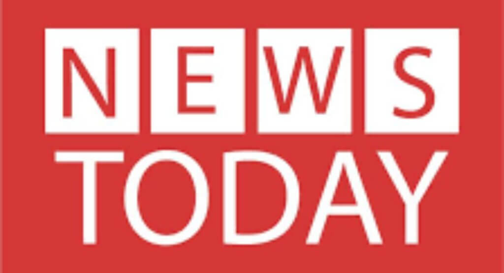 "A breaking news collage showing a tsunami warning alert, political leaders, wildfires, and AI technology headlines."