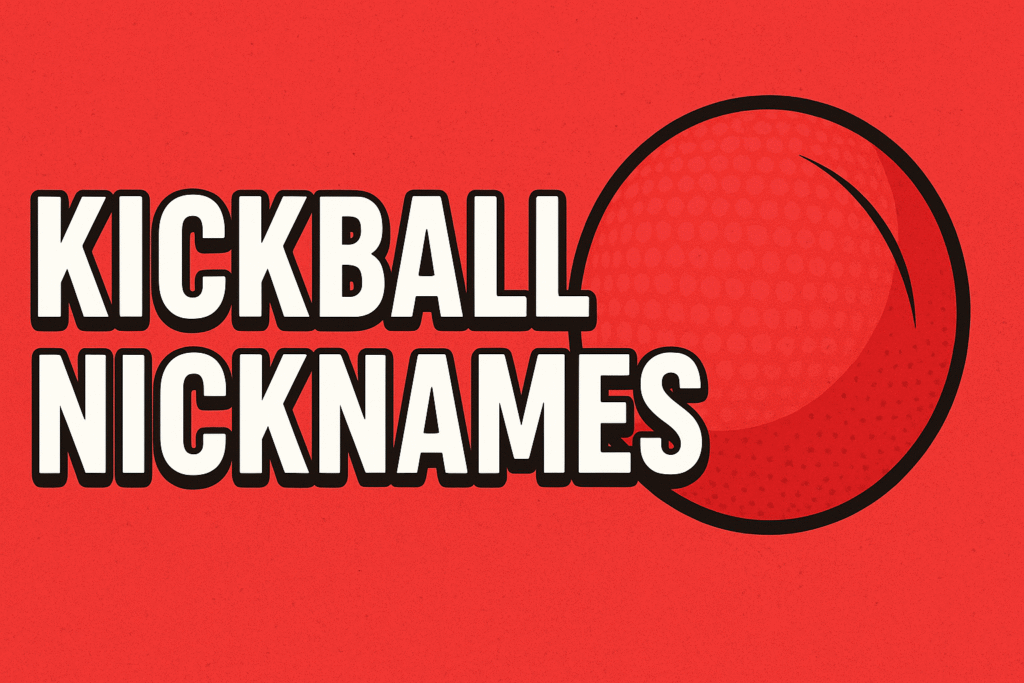 Kickball nicknames ideas for players and teams with funny and creative suggestions.